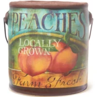 Locally grown farm fresh peaches.
