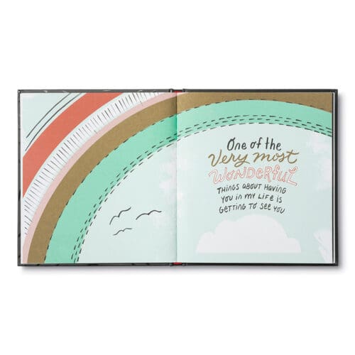 Open book: Wonderful things about you.