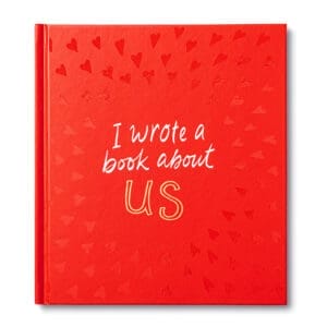 Red book: I wrote a book about us.