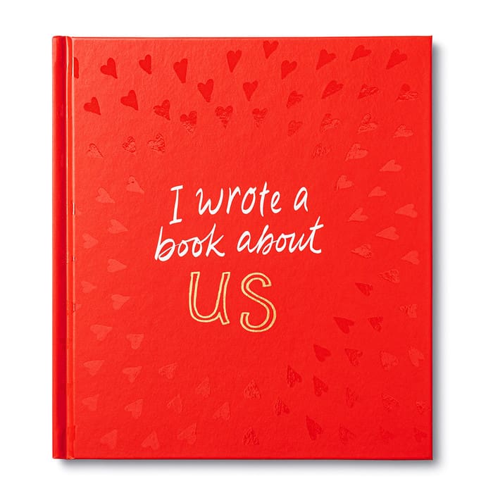 Red book: I wrote a book about us.