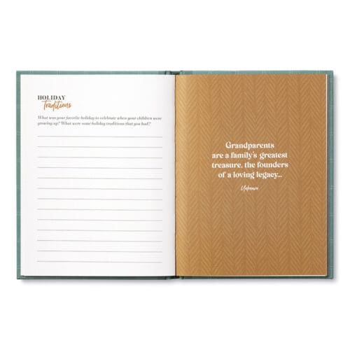 Family memories journal: Grandparents' legacy.