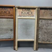 Vintage Wood and Metal Washboard