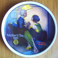 Norman Rockwell Mothers Day Plate 1981