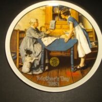 Norman Rockwell Mothers Day Plate 1983