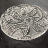 American Brilliant Period "Starburst" 6" Plate