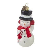 Snowman Blow-Mold Ornament 4.5"