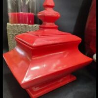 Red Lacquered Trinket Box