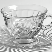 Fostoria Glass- Colony Cup & Saucer