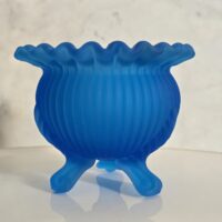 Westmoreland Doric Blue Satin Planter #1877
