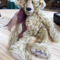 Vintage Boassy mohair jointed bear