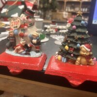 Vintage Iron Stocking Holder