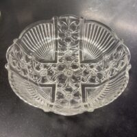 50s Indiana Glass "Celtic Cross" Fruit Bowl