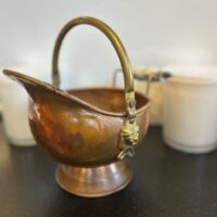 Copper & Brass Vintage Coal Scuttle