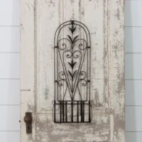 Metal Scroll Hanging Planter