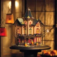 Halloween Victorian House * Retired 2005 Dept 56