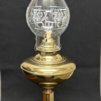 Eagle Ridson Brass Kerosene Lamp