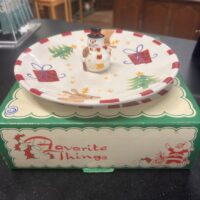 Favorite Things Snowman Platter