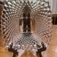 Federal Glass Diamond Pattern Bowl