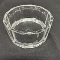 4.5 " Geometric Cut Glass Dish
