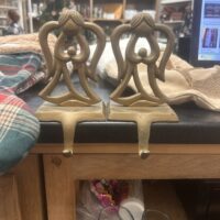 Gold Angel Iron Stocking Holder (Pair)