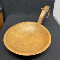 Kennedy Bros. Walnut Oblong Bowl w/ Handle