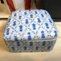 Holly Hobby Vintage Petite Pattern Porcelain Trinket Box
