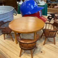Handcrafted Doll Table & 4 chairs by AR Woodworker