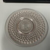 Anchor Hocking Pink Hobnail bread & butter plate