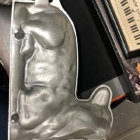 Cast Aluminum Lamb Cake/Bread Mold