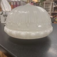 1930's Art Deco Milk Glass Light Fixture Shade (4.5" fitter)