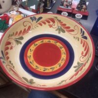 13" Salad Bowl Fransisco by Pamela Gladding for Certified International