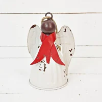 10" Metal Angel Ornament