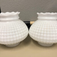 Milk Glass Lampshade small