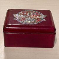 Cherry Wood Trinket Box with Mother-of-Pearl inlay