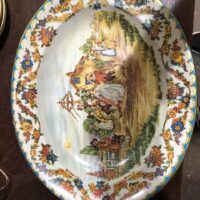 Daher Decorated Ware May Pole Tin Plate