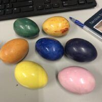 Painted Ceramic Eggs