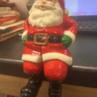 Vintage Santa Claus Stocking Hanger (Pair)