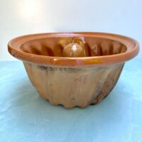 French Pottery Redware Terra Cotta Bundt Pan #5