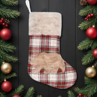 Minky & Plaid Stocking