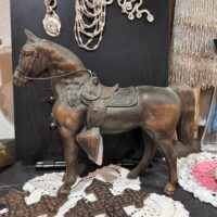 Pot-metal Horse Statue