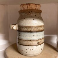 Artisan 77' Pottery 5" Jug w/ Cork