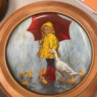 "Rainy Day" Reco Collector Plate