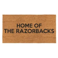 Home of the Razorbacks Door Mat