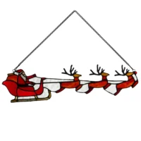 Santa's Sleigh Stained Glass