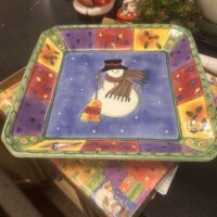 Sweet Shoppe Snowman Serving Bowl
