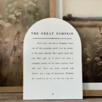 The Great Pumpkin- Arch Decor