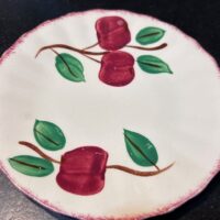 Blue Ridge Southern Pottery Crab-apple saucer