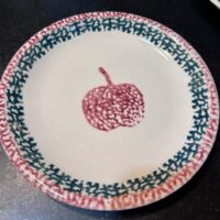 Gibson "Apple Sponge" Dessert Plate