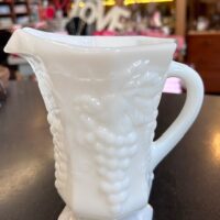 Anchor Hocking Milk Glass Grape Pitcher