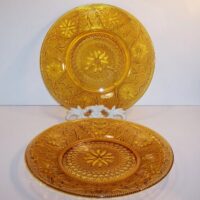 Sandwich Amber by Tiara Dinner & Luncheon Plate Sets